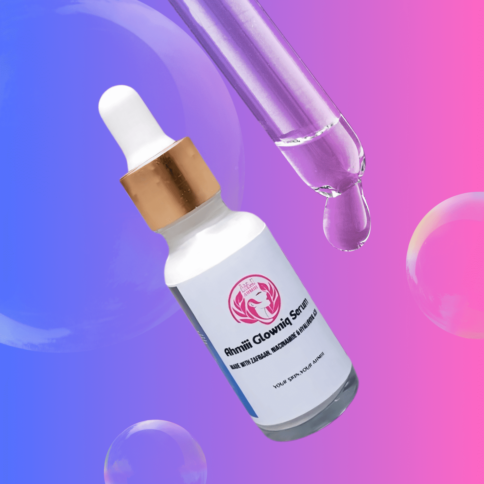 AHMIII GLOWNIQ SERUM MADE WITH ZAFRAAN